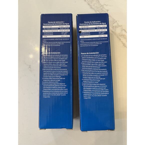 Lot Of 2 PurePlus Refrigerator Water Filter PP-RWF1200A 200 Gallon LG Compliant - Picture 4 of 7